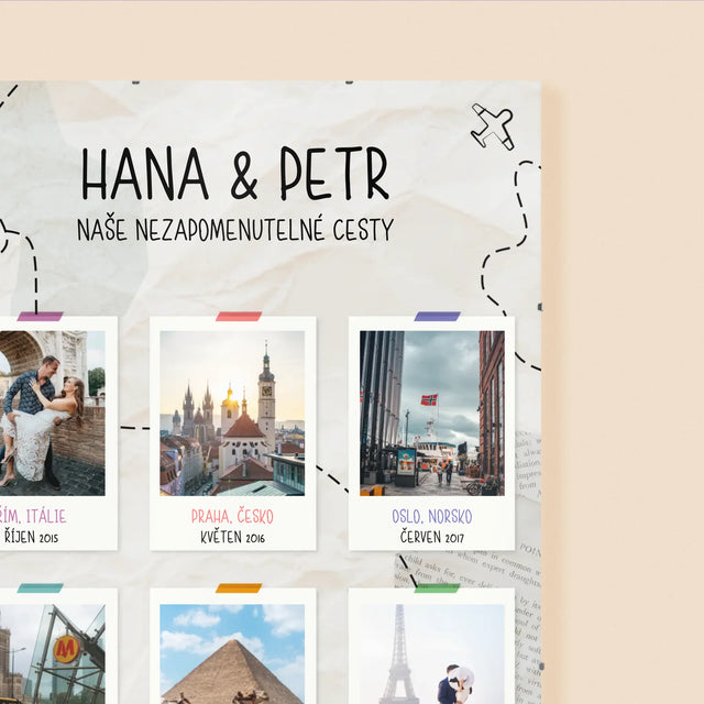 Náš Příběh: Naše Nezapomenutelné Cesty - Plakát