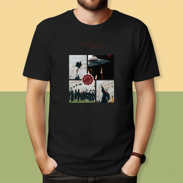 Fotokoláž: Magistr - Pánské Tričko