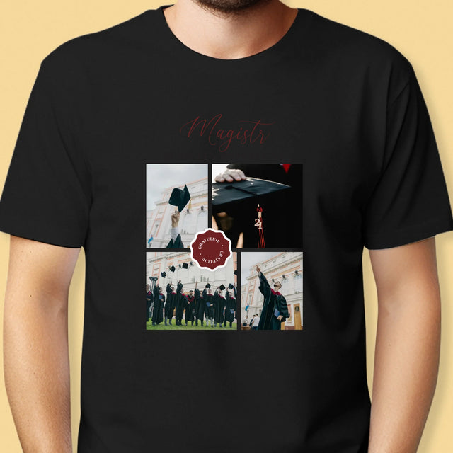 Fotokoláž: Magistr - Pánské Tričko