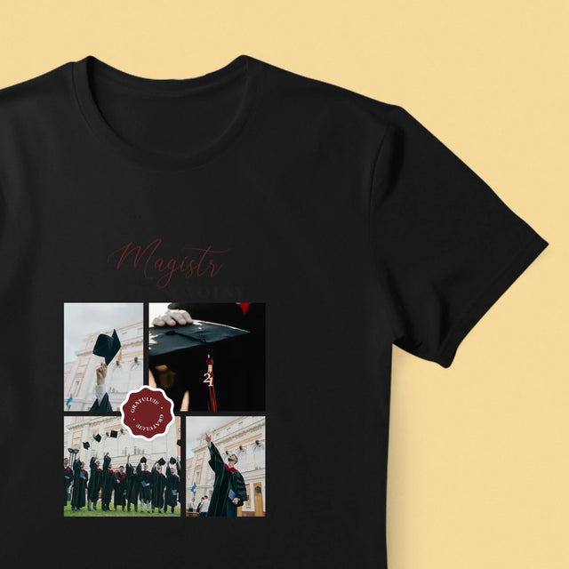Fotokoláž: Magistr - Pánské Tričko