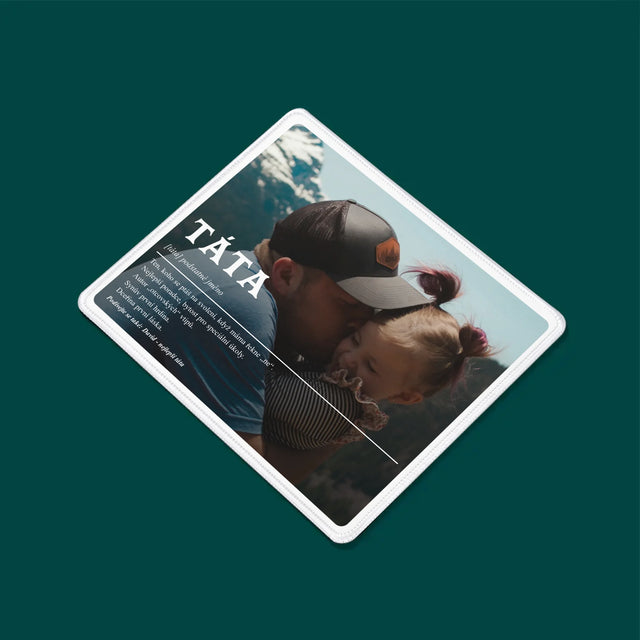 Fotka A Textem: Táta Definice - Podložka Pod Myš