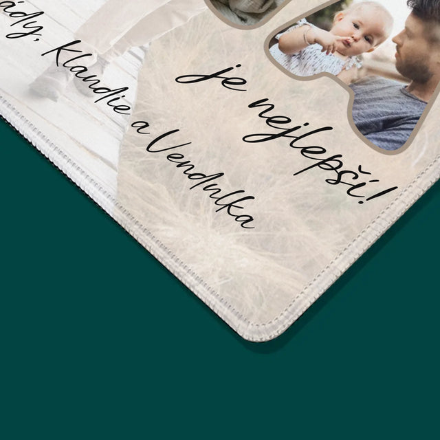 Slovo Z Fotek: Náš Táta Je Nejlepší - Podložka Pod Myš