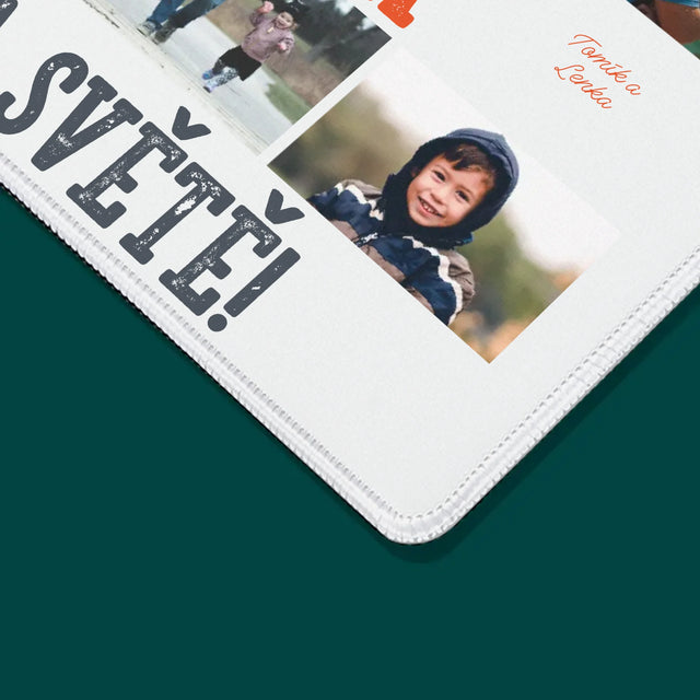 Fotokoláž: Nejlepší Táta Na Světě Snímky - Podložka Pod Myš