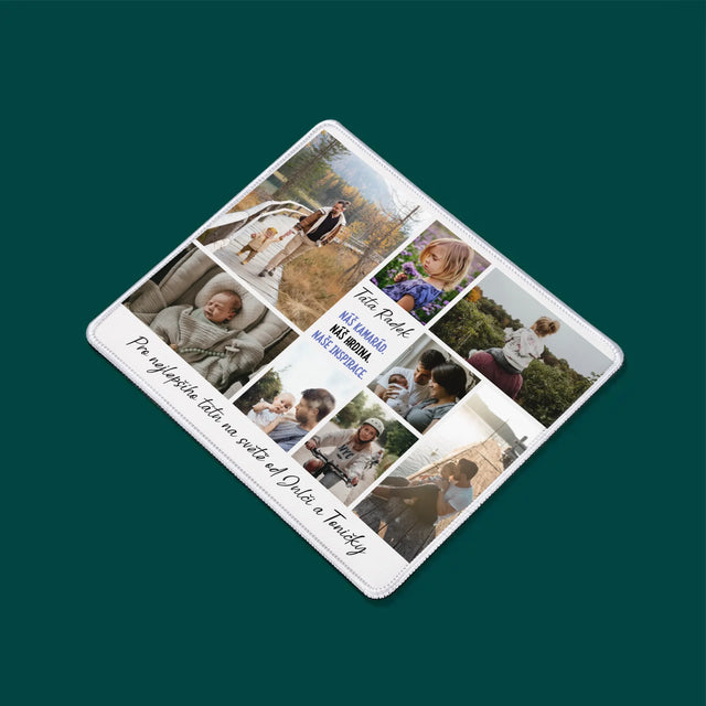 Fotokoláž: Táta Kamarád - Podložka Pod Myš