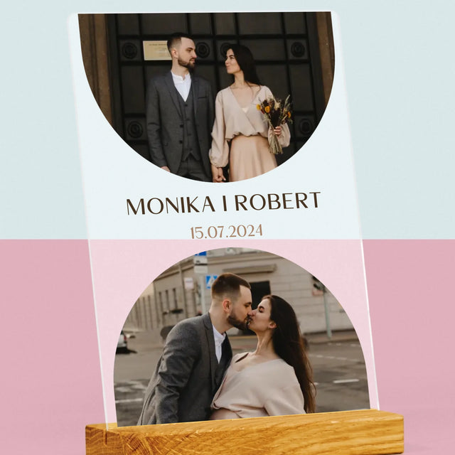 Fotokoláž: V Den Svatby - Tisk Na Akrylovém Skle