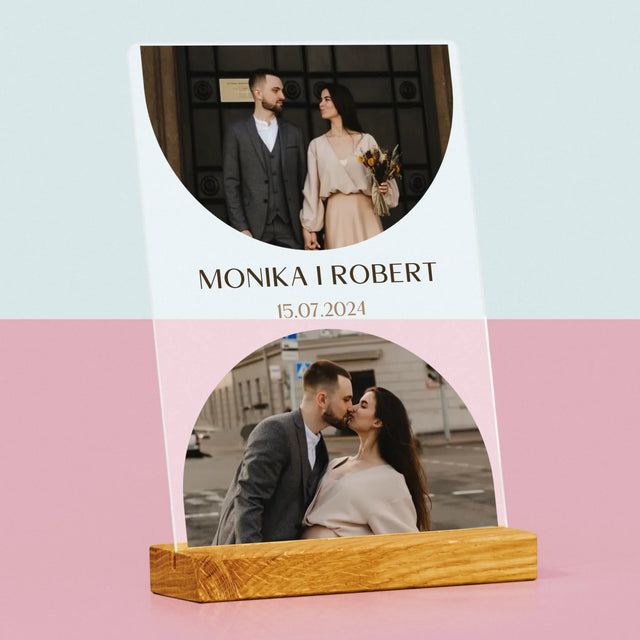 Fotokoláž: V Den Svatby - Tisk Na Akrylovém Skle