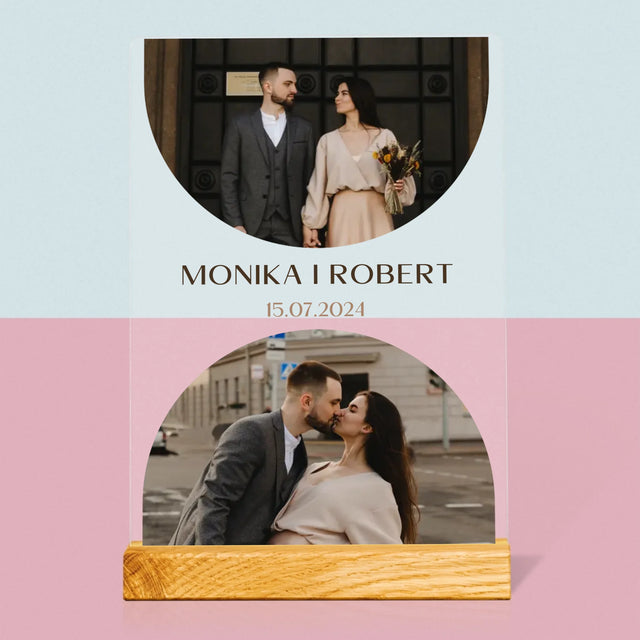 Fotokoláž: V Den Svatby - Tisk Na Akrylovém Skle