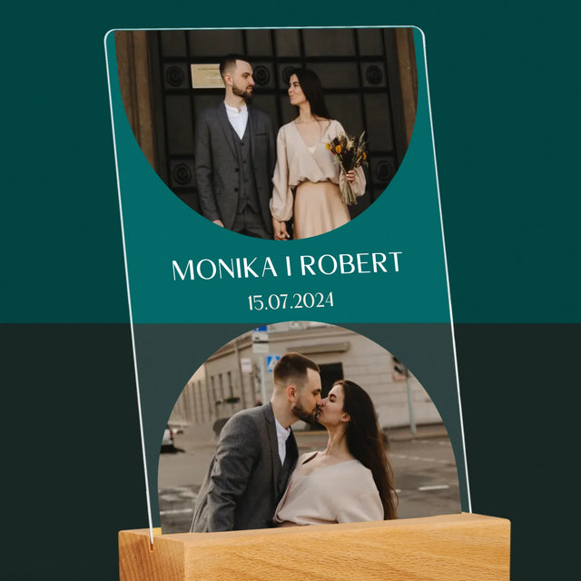 Fotokoláž: V Den Svatby - Tisk Na Akrylovém Skle