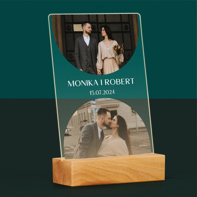 Fotokoláž: V Den Svatby - Tisk Na Akrylovém Skle
