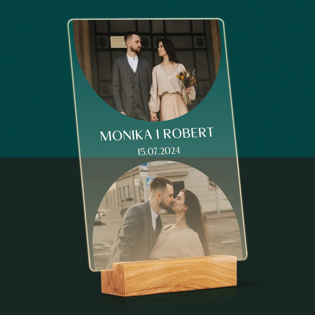 Fotokoláž: V Den Svatby - Tisk Na Akrylovém Skle
