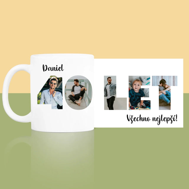 Slovo Z Fotek: 40 Let Z Tvých Fotek - Hrnek