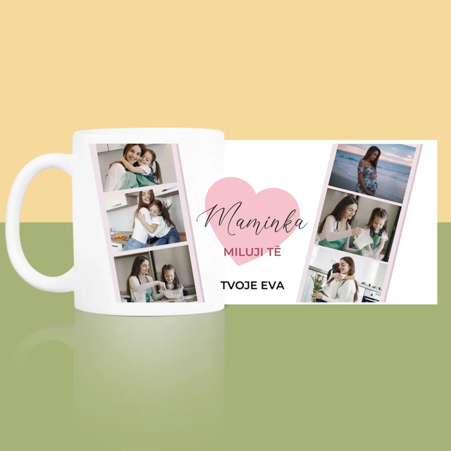 Fotokoláž: Maminka - Hrnek