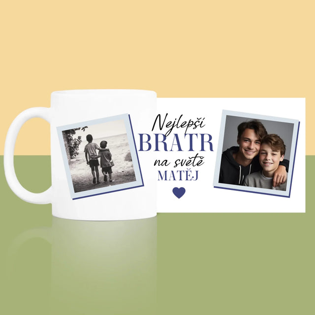 Fotokoláž: Nejlepší Bratr Na Světě - Hrnek