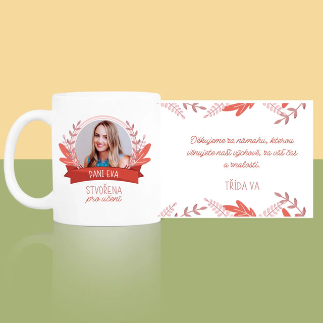 Fotka A Textem: Stvořena Pro Učení - Hrnek