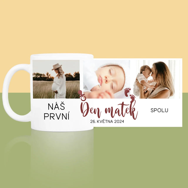 Fotokoláž: Náš První Den Matek - Hrnek