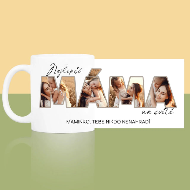 Slovo Z Fotek: Nejlepší Máma Na Světě Fotografie - Hrnek