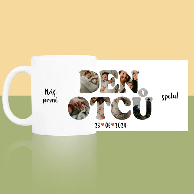 Slovo Z Fotek: Náš První Den Tátů - Hrnek