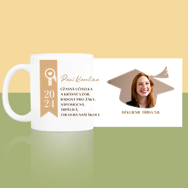 Fotka A Textem: Diplom Pro Učitele - Hrnek
