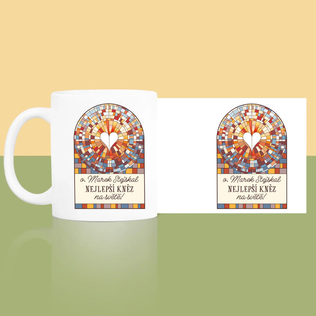 Jméno A Nápis: Nejlepší Kněz Na Světě - Hrnek