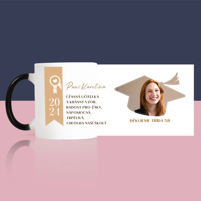 Fotka A Textem: Diplom Pro Učitele - Hrnek