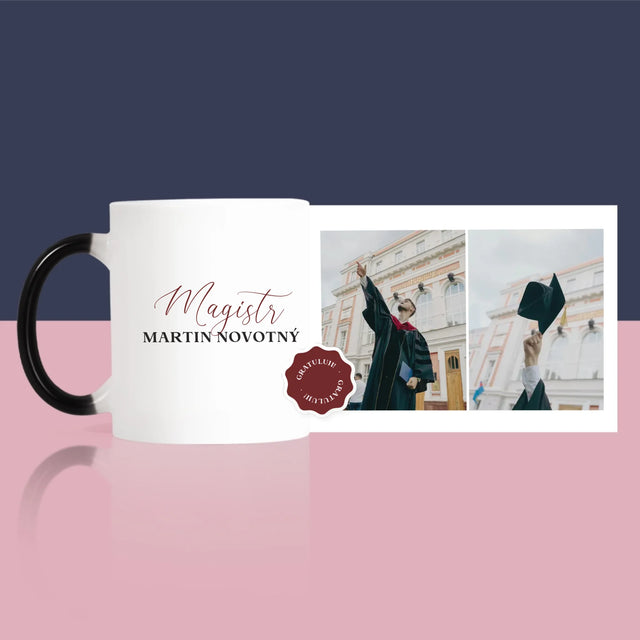 Fotokoláž: Magistr - Hrnek