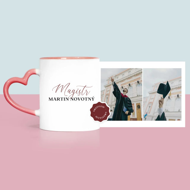 Fotokoláž: Magistr - Hrnek