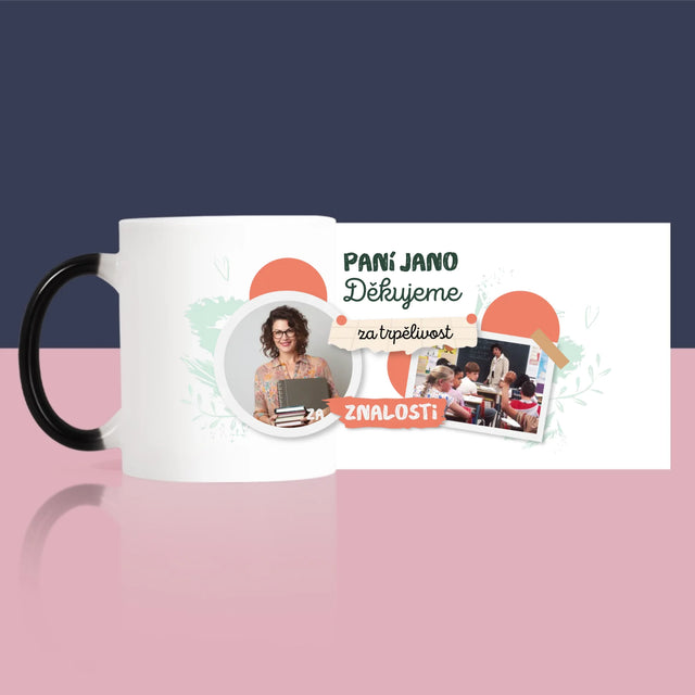 Fotokoláž: Děkujeme Za Znalosti - Hrnek
