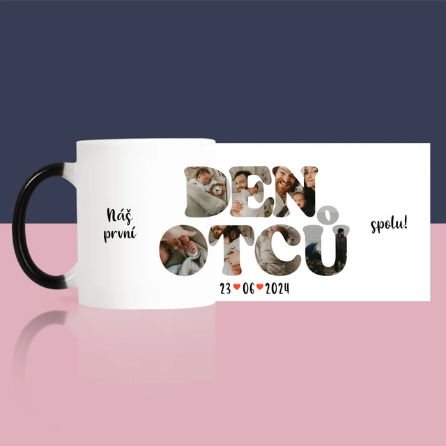 Slovo Z Fotek: Náš První Den Tátů - Hrnek