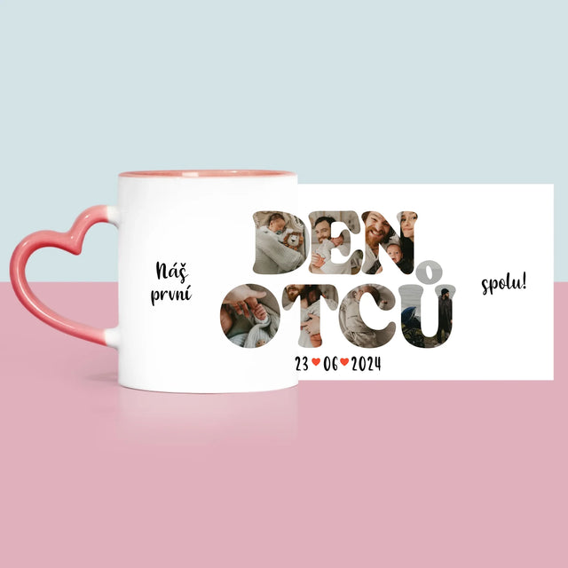 Slovo Z Fotek: Náš První Den Tátů - Hrnek