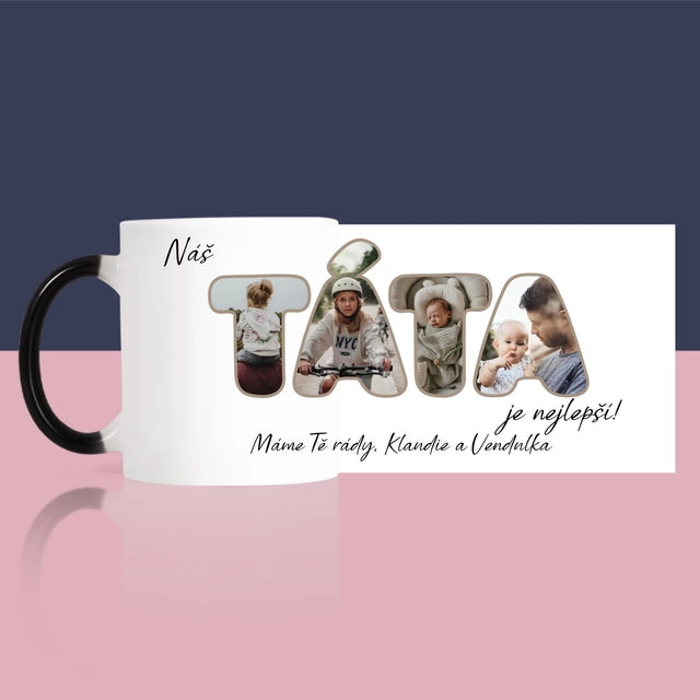 Slovo Z Fotek: Náš Táta Je Nejlepší - Hrnek