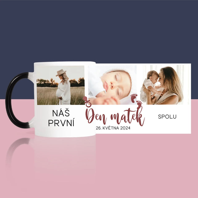 Fotokoláž: Náš První Den Matek - Hrnek