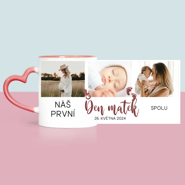 Fotokoláž: Náš První Den Matek - Hrnek