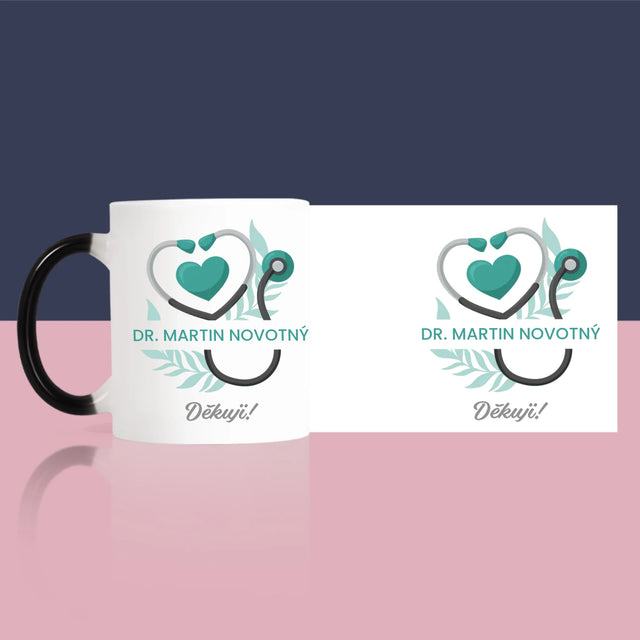 Monogram: Lékař Děkuji - Hrnek