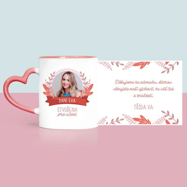 Fotka A Textem: Stvořena Pro Učení - Hrnek