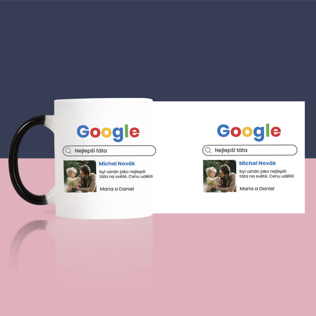 Fotka A Textem: Nejlepší Táta Google Výsledek - Hrnek