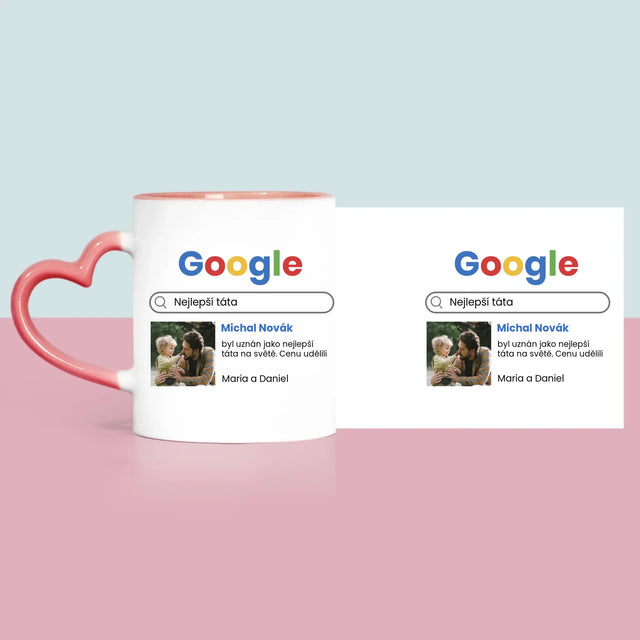 Fotka A Textem: Nejlepší Táta Google Výsledek - Hrnek