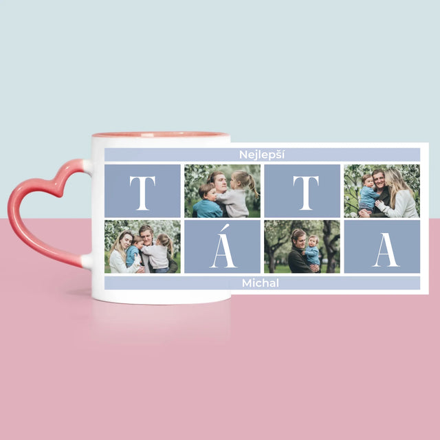 Fotokoláž: Nejlepší Táta Koláž - Hrnek