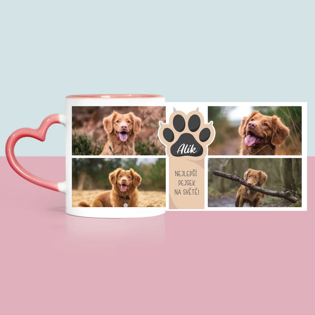 Fotokoláž: Nejlepší Pejsek - Hrnek