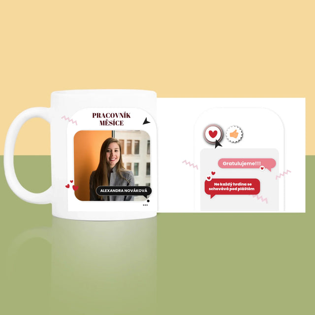 Fotka A Textem: Pracovník Měsíce - Hrnek