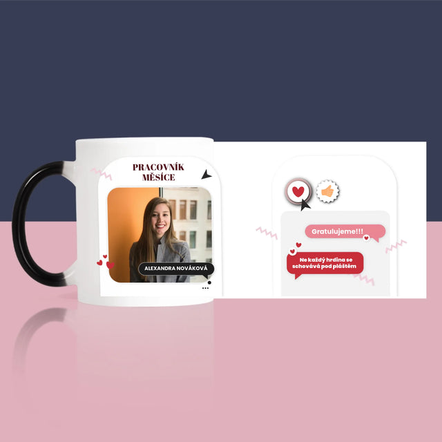 Fotka A Textem: Pracovník Měsíce - Hrnek