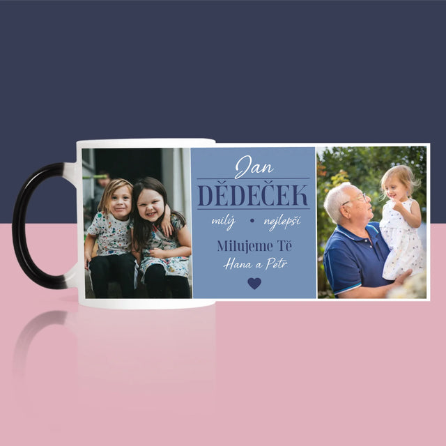 Fotokoláž: Milý Dědečku - Hrnek