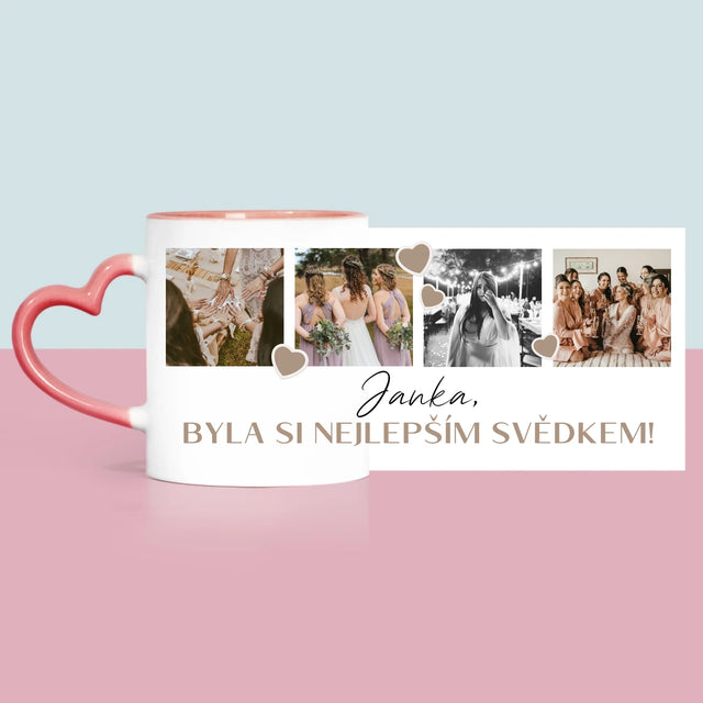 Fotokoláž: Děkovná Koláž Pro Svědka - Hrnek