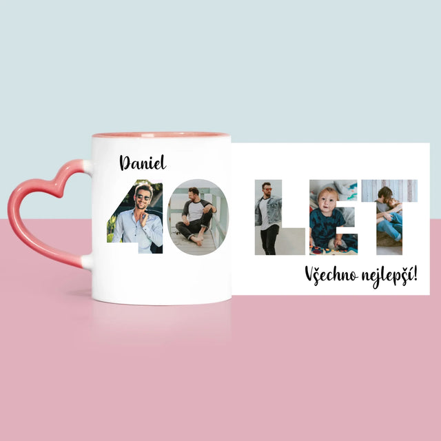 Slovo Z Fotek: 40 Let Z Tvých Fotek - Hrnek