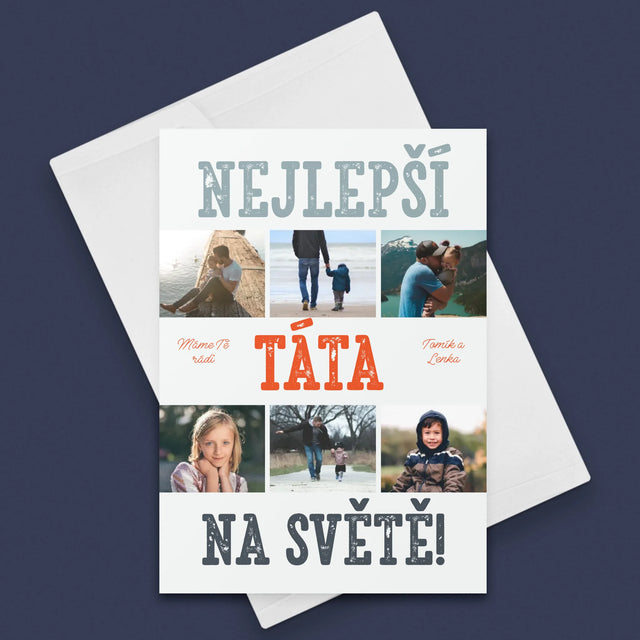 Fotokoláž: Nejlepší Táta Na Světě Snímky - Přání