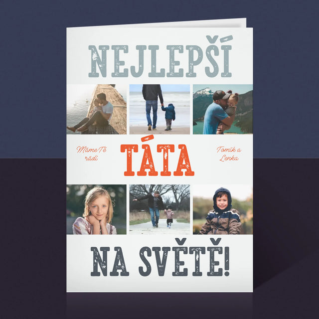 Fotokoláž: Nejlepší Táta Na Světě Snímky - Přání