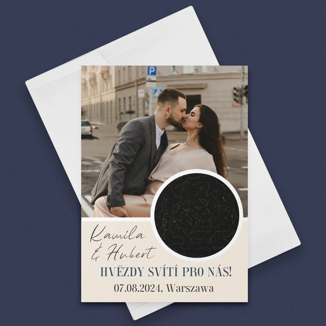 Hvězdná Mapa: Hvězdy Svítí Pro Nás - Přání