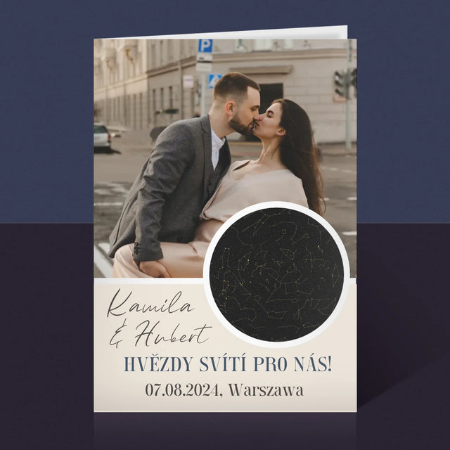 Hvězdná Mapa: Hvězdy Svítí Pro Nás - Přání