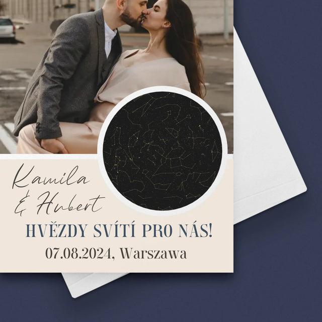 Hvězdná Mapa: Hvězdy Svítí Pro Nás - Přání