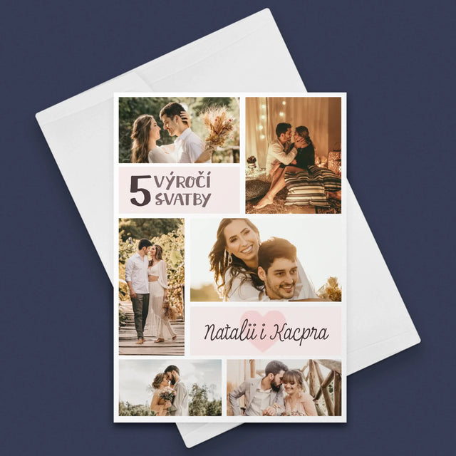 Fotokoláž: 5. Výročí - Přání
