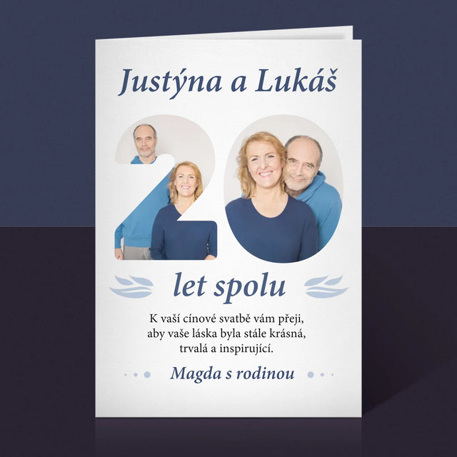 Slovo Z Fotek: 20 Let Spolu - Přání